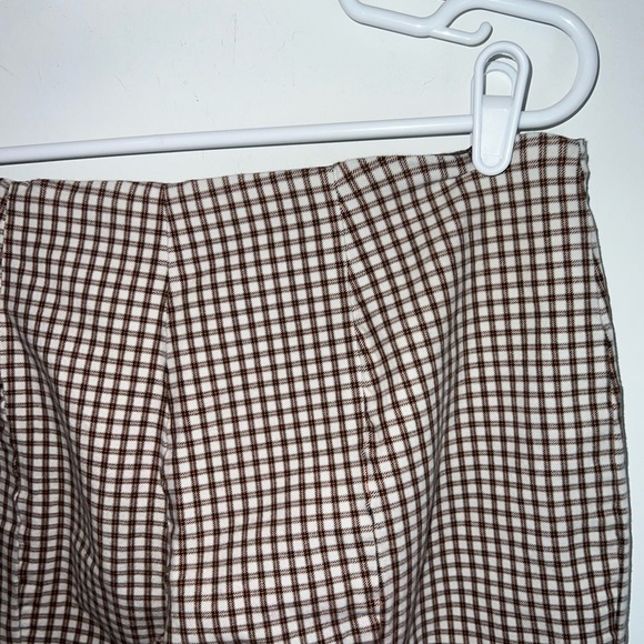 Theory Houndstooth Slim Cropped Trousers size 12 - Picture 9 of 14